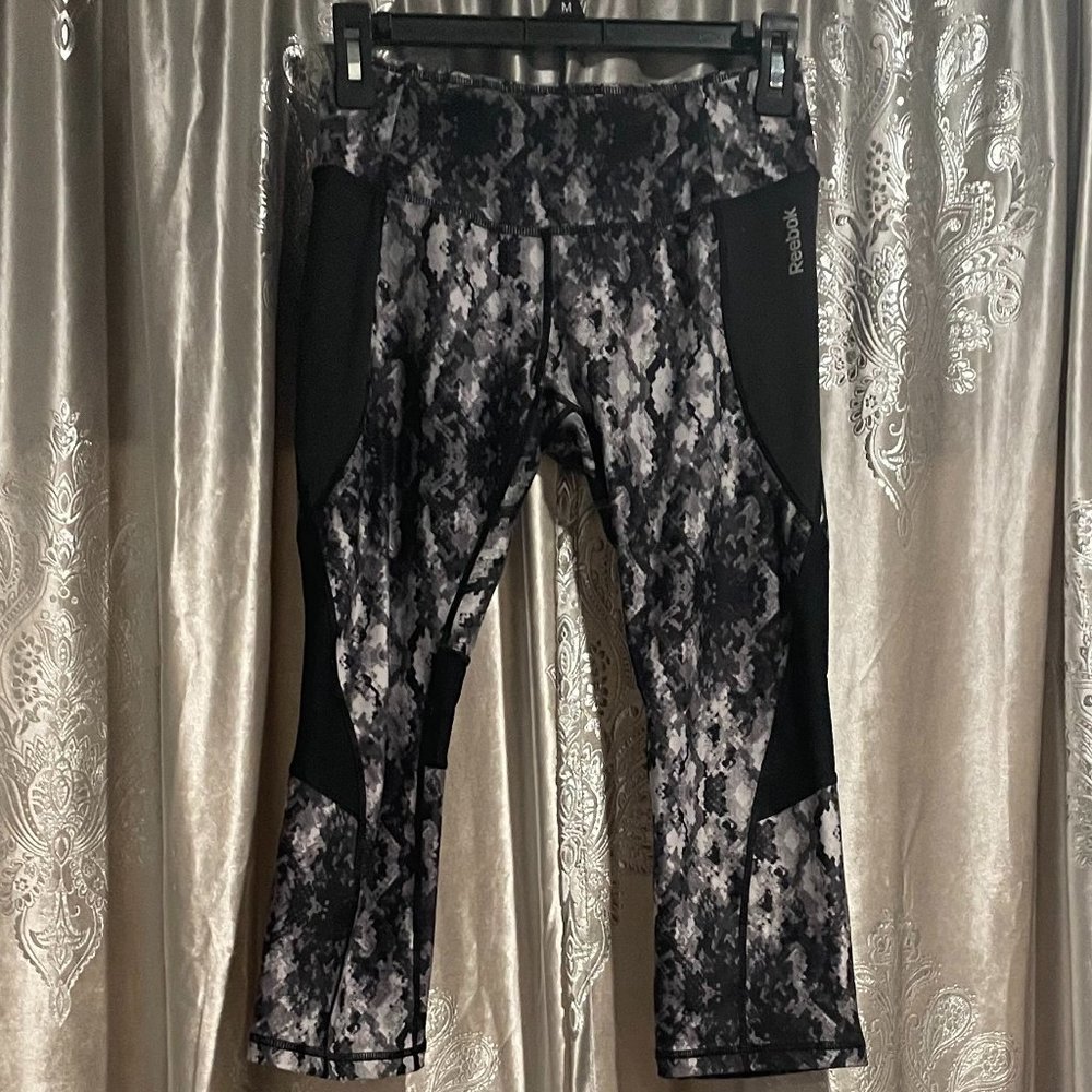 Women's Reebok Snakeskin Capri Leggings